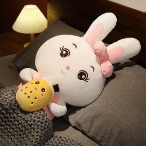 Boba Bunny Couple Plushies-Kawaii Dream