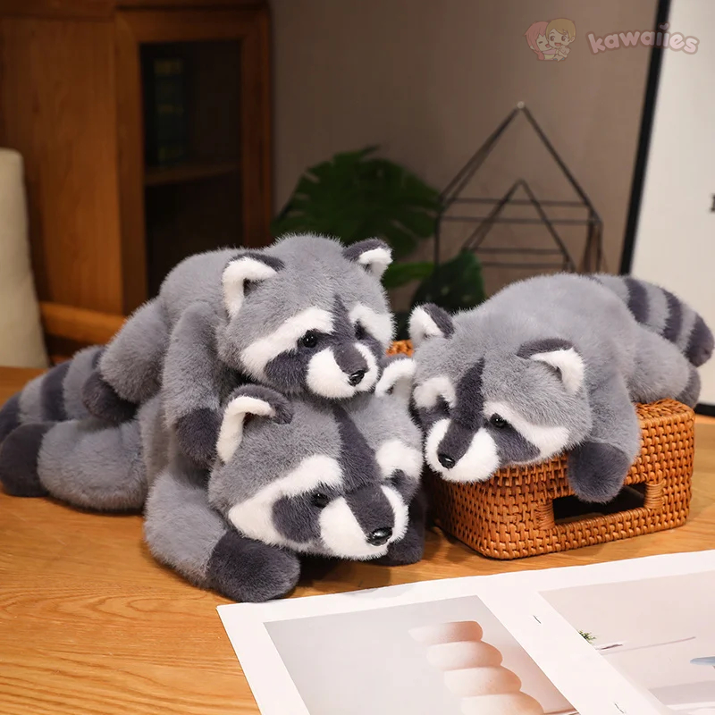 Boomer the Fluffy Raccoon Plushie-Kawaii Dream