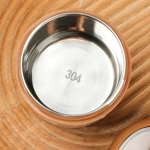 Brown Bear Lunch Bag and Stainless Steel Thermal Bento Box-Kawaii Dream