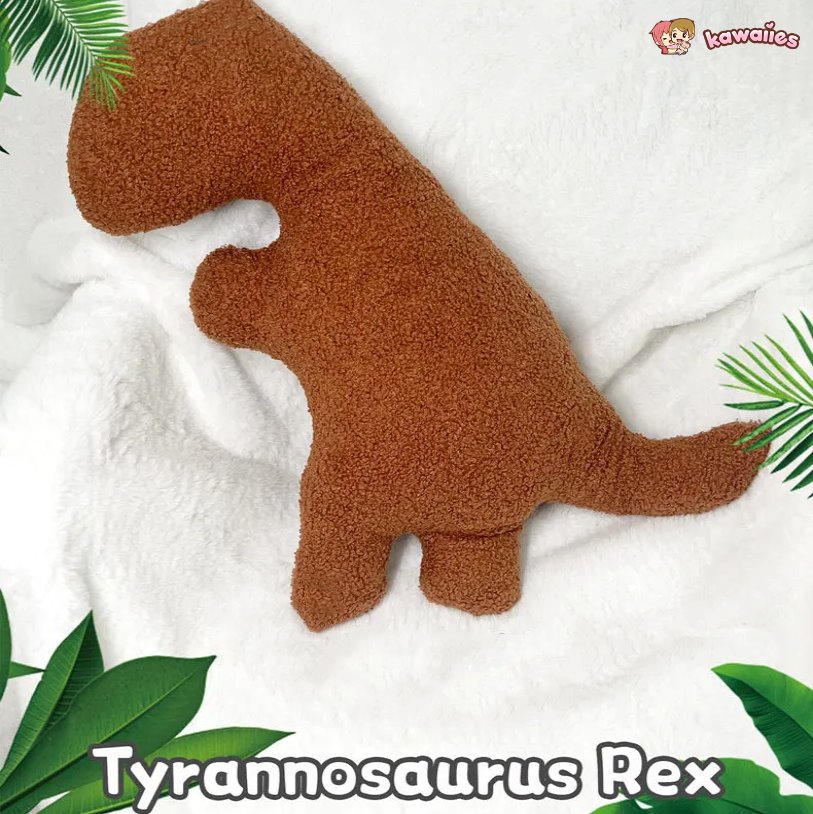 Brown Dinosaur Nugget Plushies-Kawaii Dream