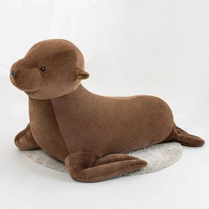 Brown Life-like Seal Plushies-Kawaii Dream