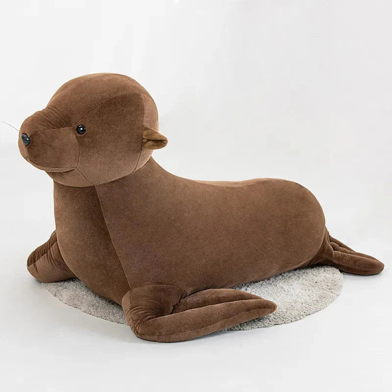 Brown Life-like Seal Plushies-Kawaii Dream