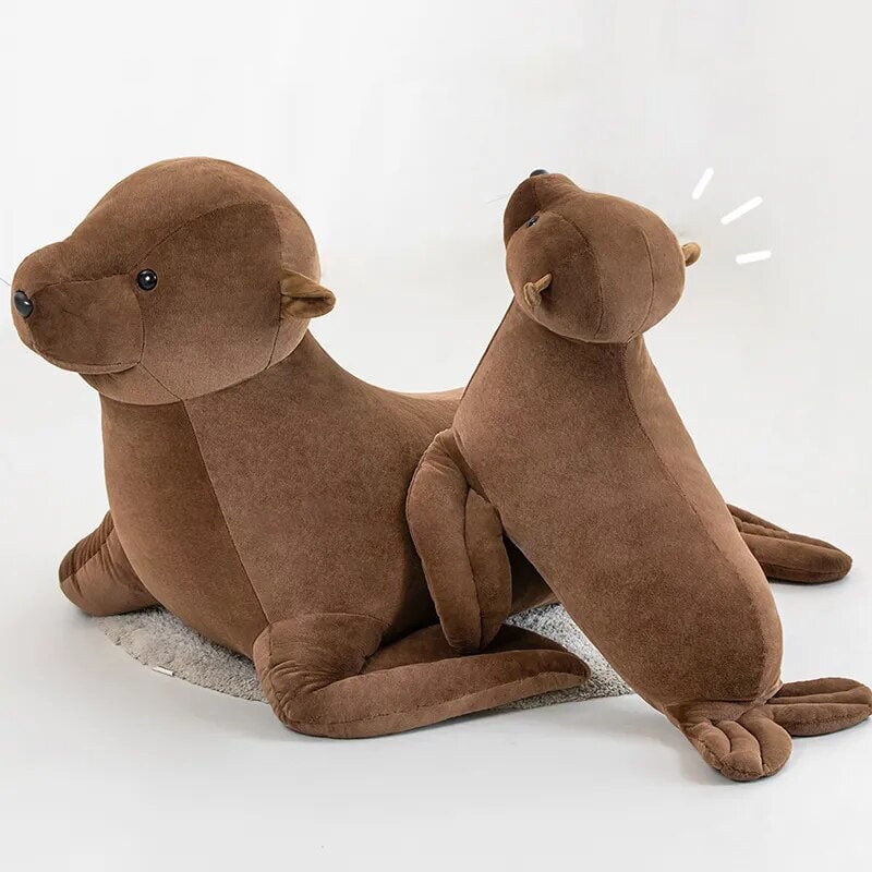 Brown Life-like Seal Plushies-Kawaii Dream
