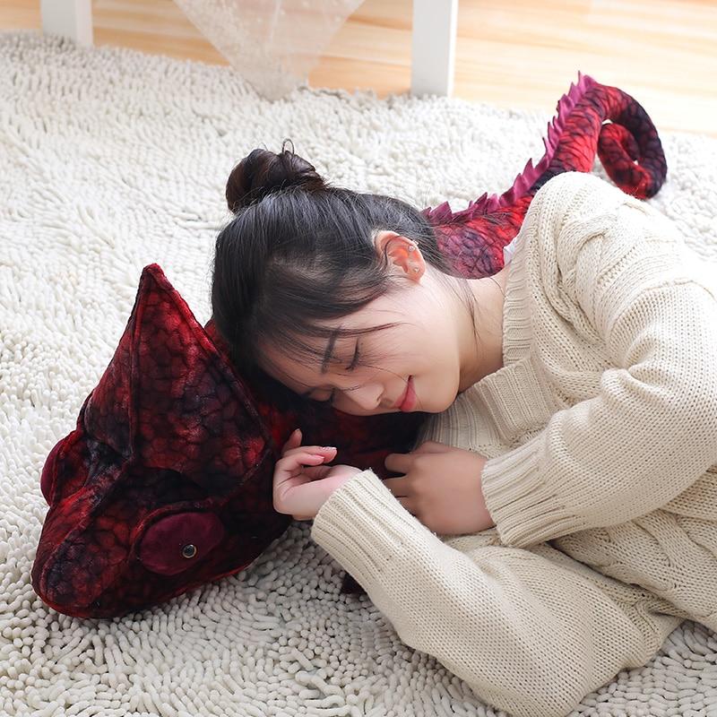 Brown & Red Chameleon Plush-Kawaii Dream