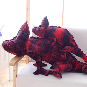 Brown & Red Chameleon Plush-Kawaii Dream