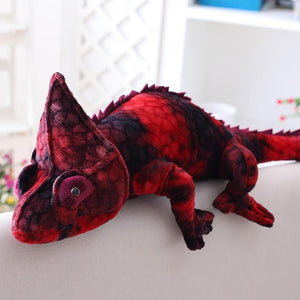 Brown & Red Chameleon Plush-Kawaii Dream