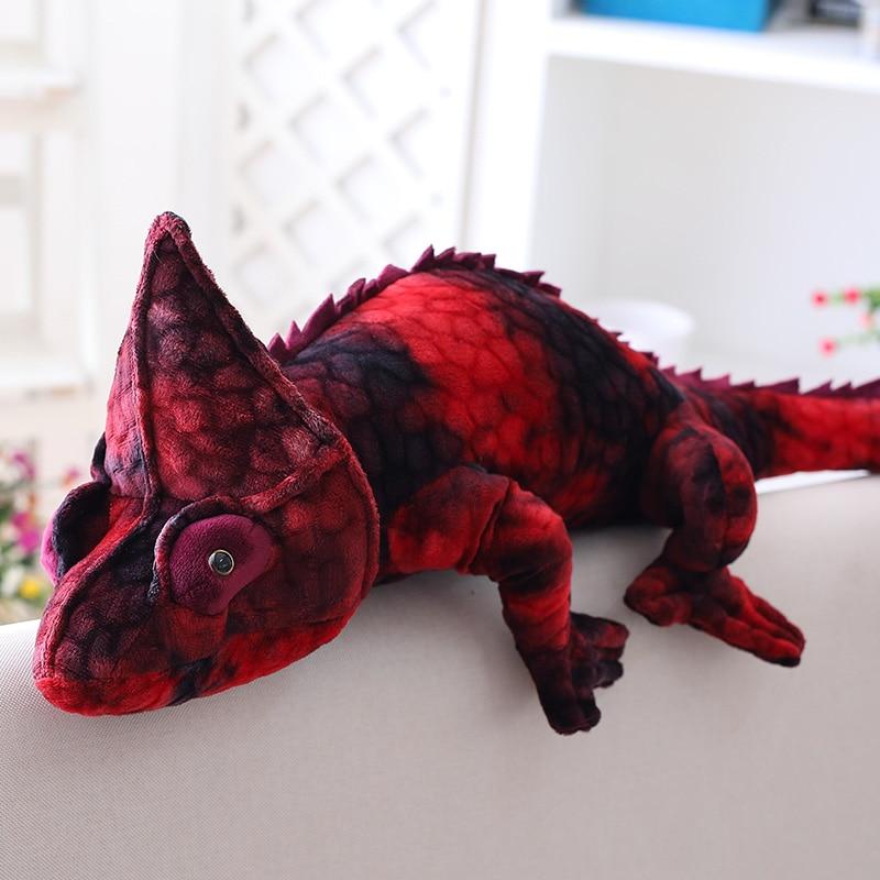 Brown & Red Chameleon Plush-Kawaii Dream