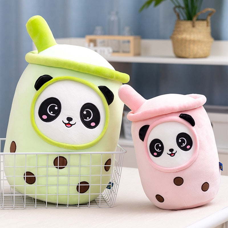 Bubble Tea Panda Family Plushies-Kawaii Dream