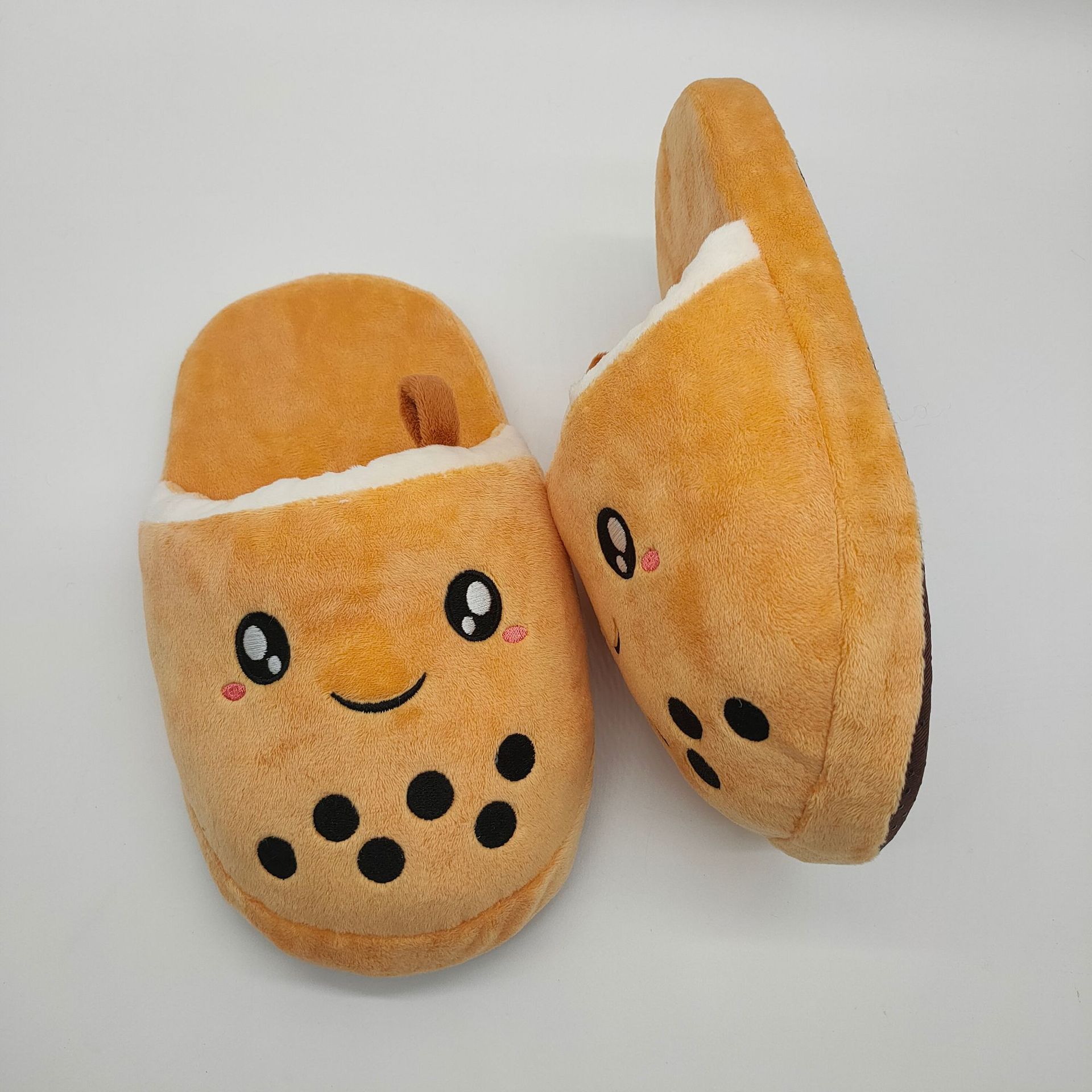 Bubble Tea Plush Slippers-Kawaii Dream
