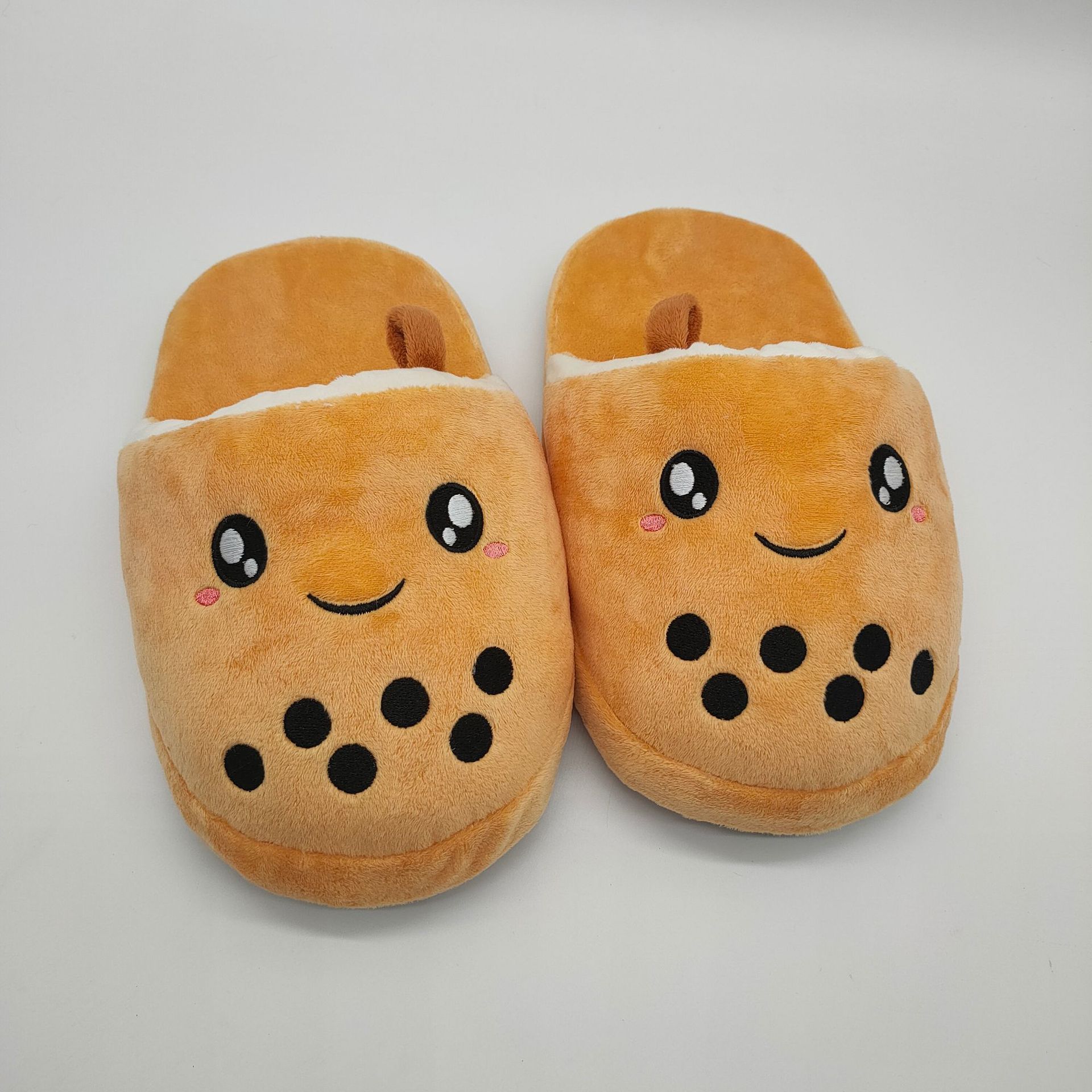 Bubble Tea Plush Slippers-Kawaii Dream