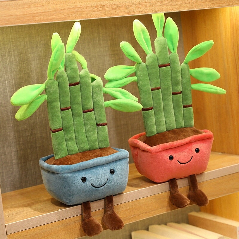 Bubbly Bamboo Pot Plant Plushie-Kawaii Dream