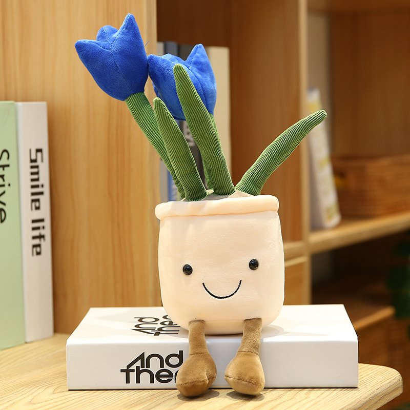 Bubbly Tulip Flower Pot Plush-Kawaii Dream