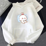 Bubu the Chilling Bunny Unisex Hoodie-Kawaii Dream