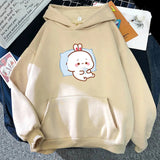 Bubu the Chilling Bunny Unisex Hoodie-Kawaii Dream