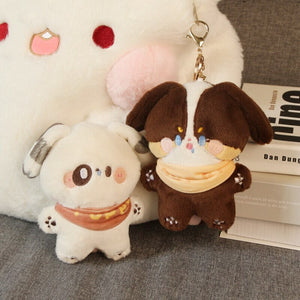 Bulldog Sirius Buddies Plush Matching Keyring-Kawaii Dream