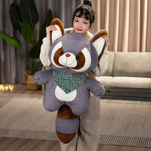 Bushy and Buster the Raccoon Plushies-Kawaii Dream