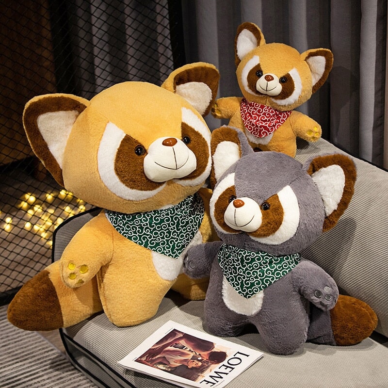 Bushy and Buster the Raccoon Plushies-Kawaii Dream