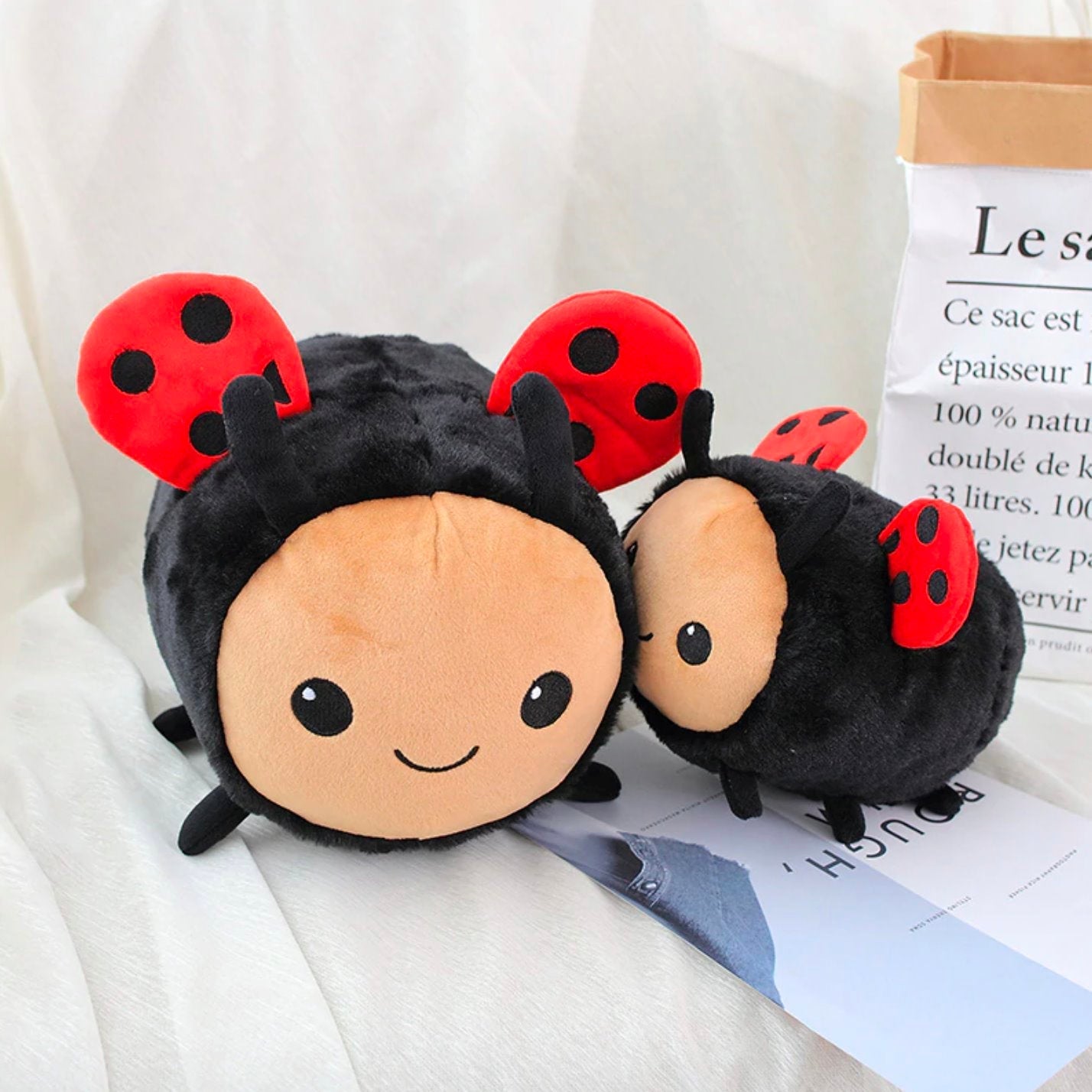 Busy Bugs Ladybird Bumblebee Plushies-Kawaii Dream