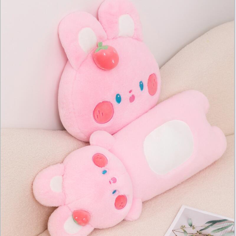 Buttons the Fluffy Pink Bunny Plushie-Kawaii Dream