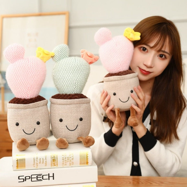 Cactus Succulent Pot Plant Plushie-Kawaii Dream
