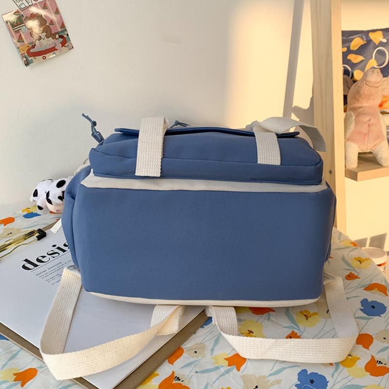 Canvas Kekemi Bear Friends Backpack-Kawaii Dream