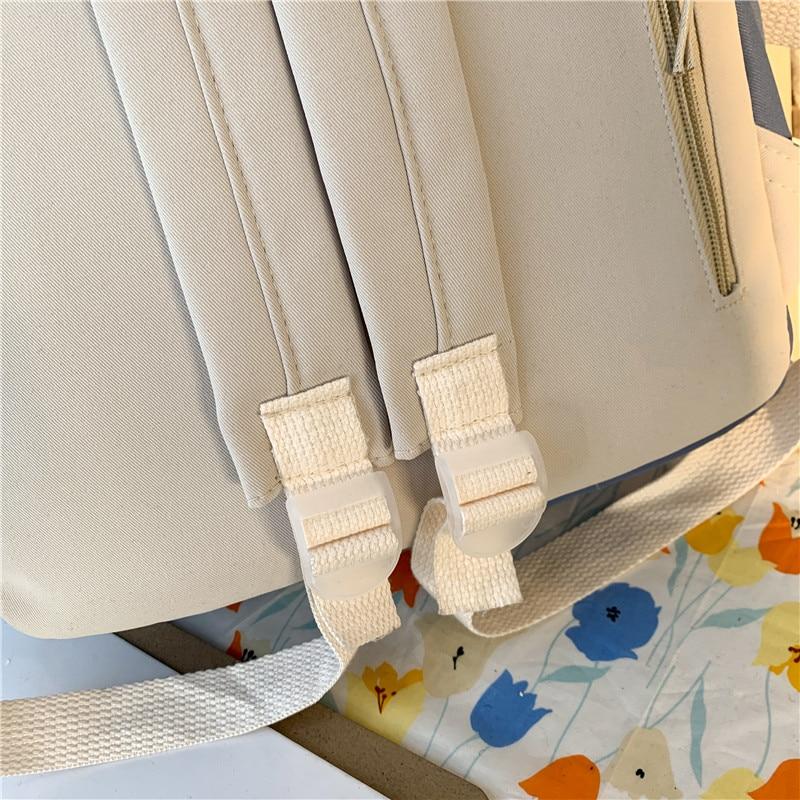 Canvas Kekemi Bear Friends Backpack-Kawaii Dream