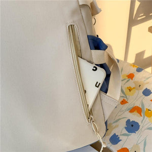 Canvas Kekemi Bear Friends Backpack-Kawaii Dream