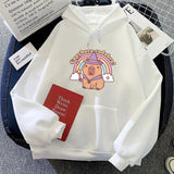 Capybara-Cadabra Rainbow Magician Unisex Hoodie-Kawaii Dream