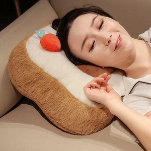 Capybara Chips Toastie Bread Hamburger Plushie Pillows-Kawaii Dream