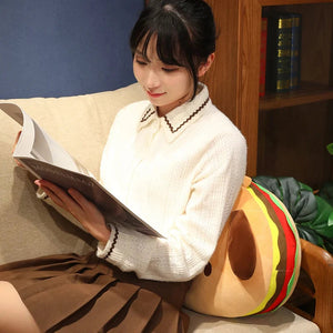 Capybara & Dog Hamburger Plushie Pillow-Kawaii Dream