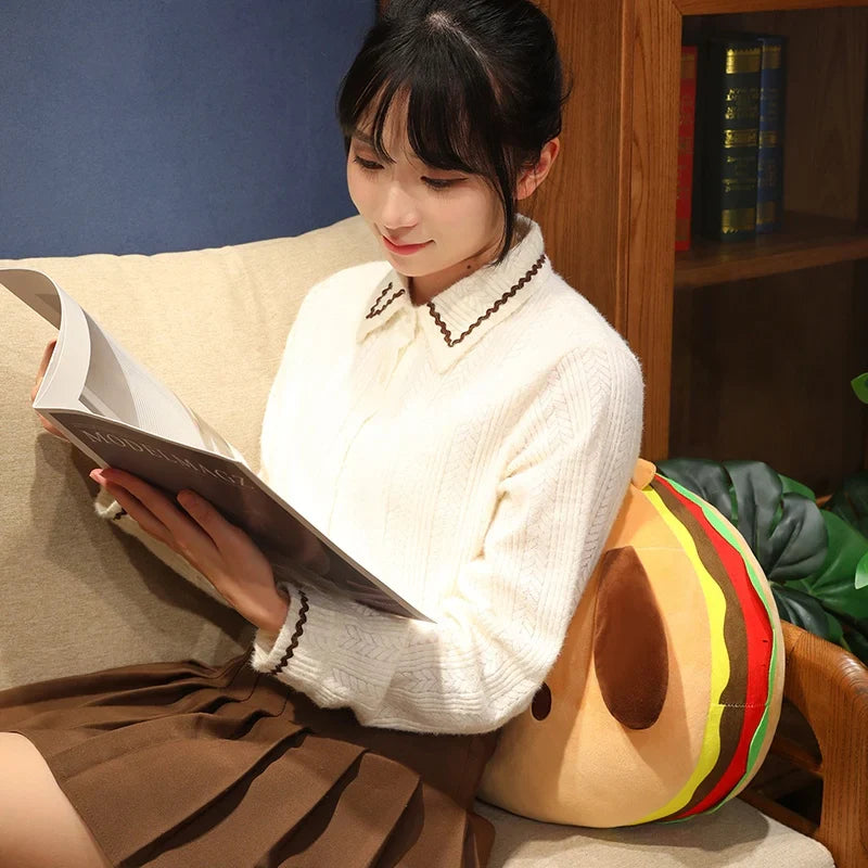 Capybara & Dog Hamburger Plushie Pillow-Kawaii Dream