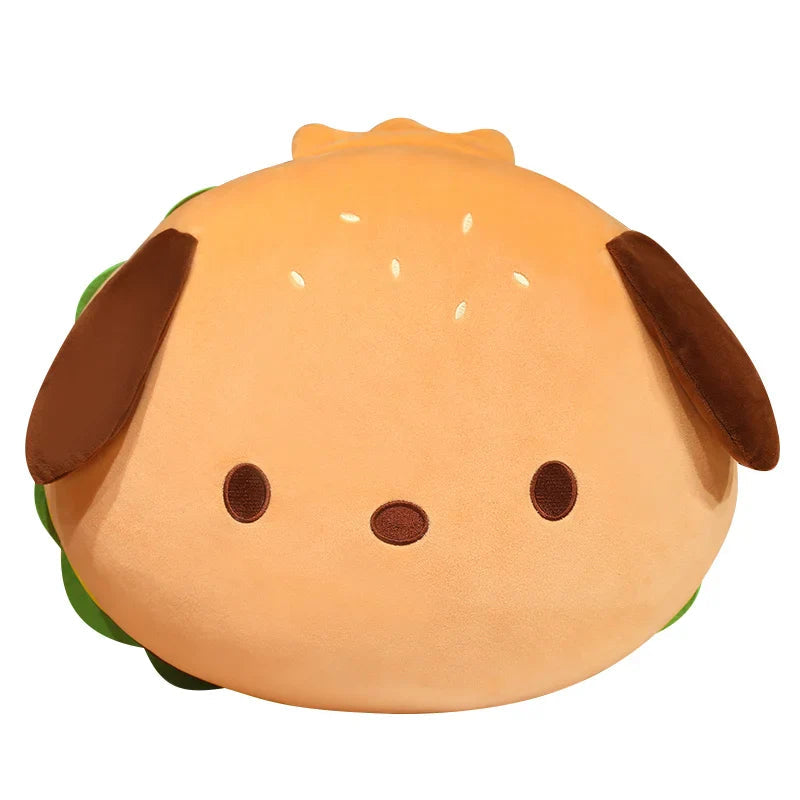 Capybara & Dog Hamburger Plushie Pillow-Kawaii Dream