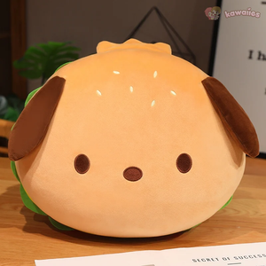 Capybara & Dog Hamburger Plushie Pillow-Kawaii Dream
