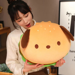 Capybara & Dog Hamburger Plushie Pillow-Kawaii Dream