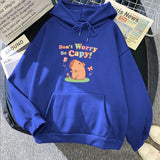 Capybara Don't Worry Be Capy Unisex Hoodie-Kawaii Dream