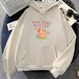 Capybara Don't Worry Be Capy Unisex Hoodie-Kawaii Dream