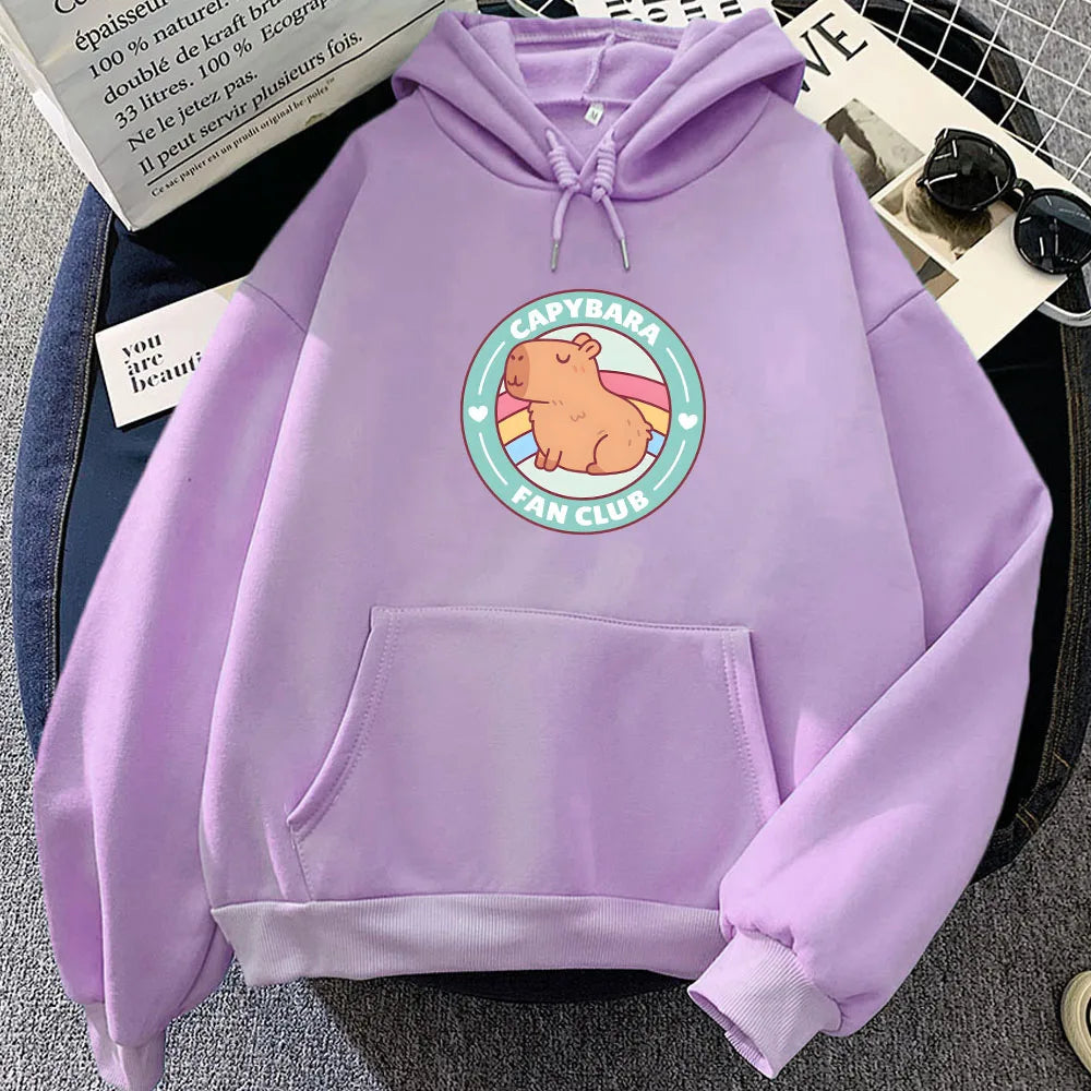 Capybara Fan Club Unisex Hoodie-Kawaii Dream
