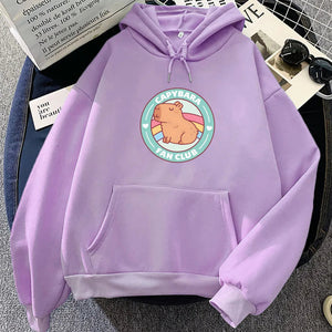 Capybara Fan Club Unisex Hoodie-Kawaii Dream