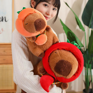 Capybara with Vegetable Hats Plushie-Kawaii Dream
