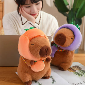 Capybara with Vegetable Hats Plushie-Kawaii Dream