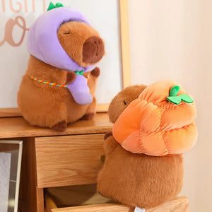 Capybara with Vegetable Hats Plushie-Kawaii Dream