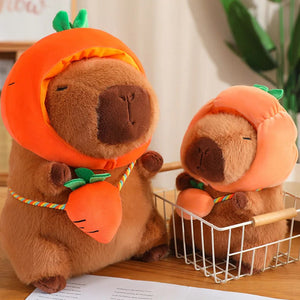 Capybara with Vegetable Hats Plushie-Kawaii Dream