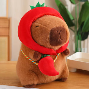 Capybara with Vegetable Hats Plushie-Kawaii Dream