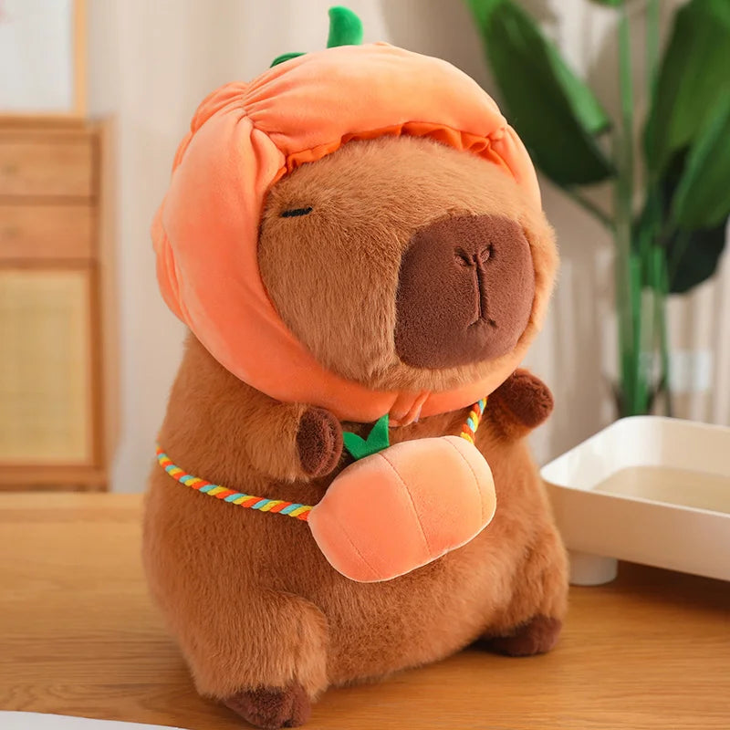 Capybara with Vegetable Hats Plushie-Kawaii Dream