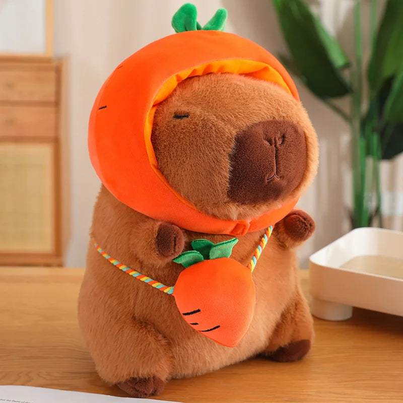 Capybara with Vegetable Hats Plushie-Kawaii Dream