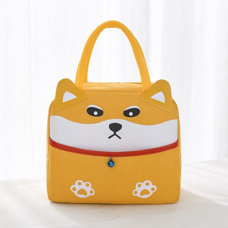 Cartoon Animal Cat Dog Duck Lunch Bag-Kawaii Dream