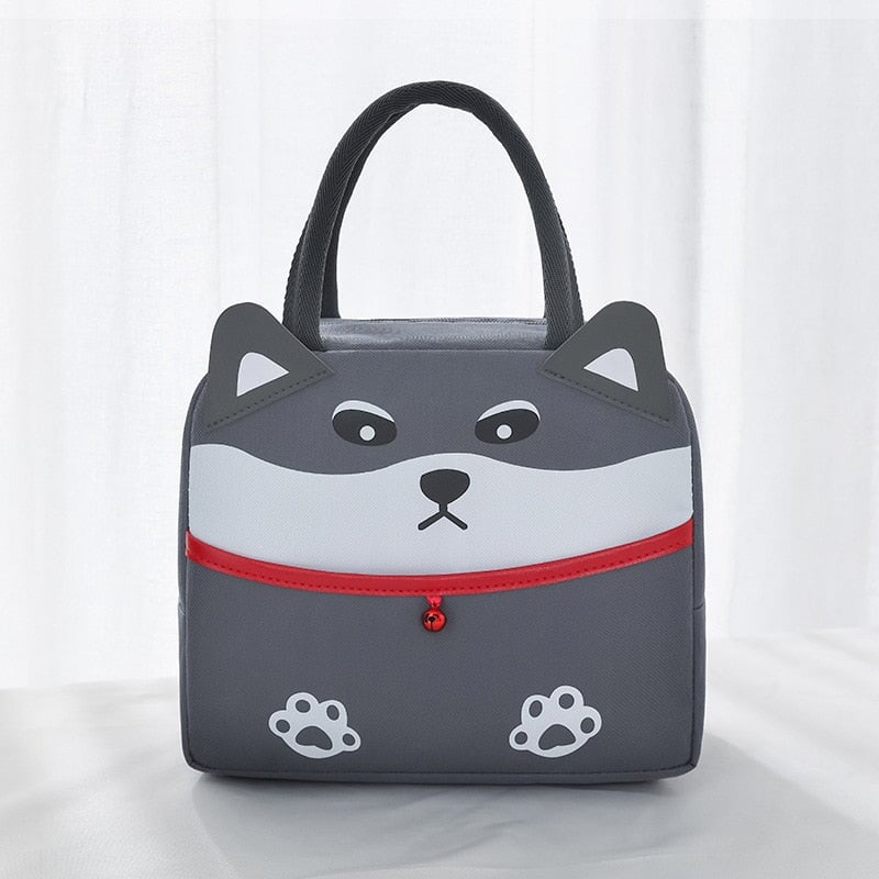 Cartoon Animal Cat Dog Duck Lunch Bag-Kawaii Dream