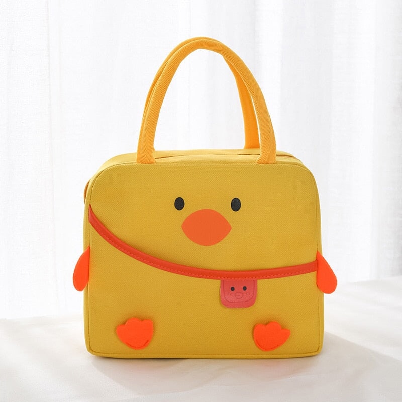 Cartoon Animal Cat Dog Duck Lunch Bag-Kawaii Dream