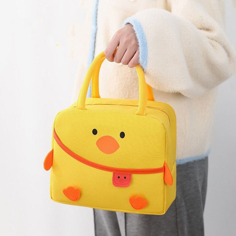Cartoon Animal Cat Dog Duck Lunch Bag-Kawaii Dream