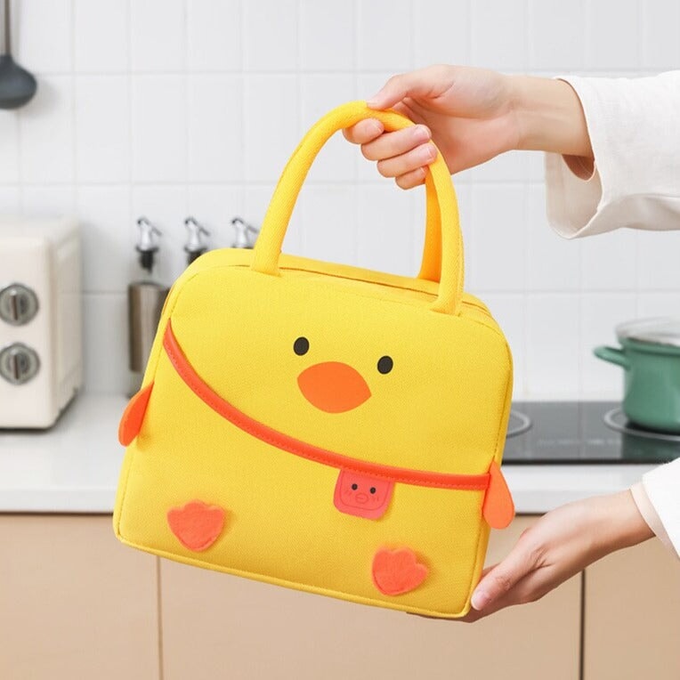 Cartoon Animal Cat Dog Duck Lunch Bag-Kawaii Dream